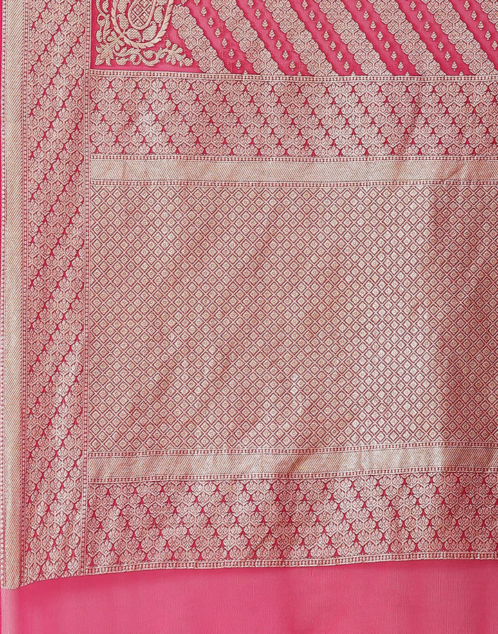 Georgette Banarasi Khaddi Saree