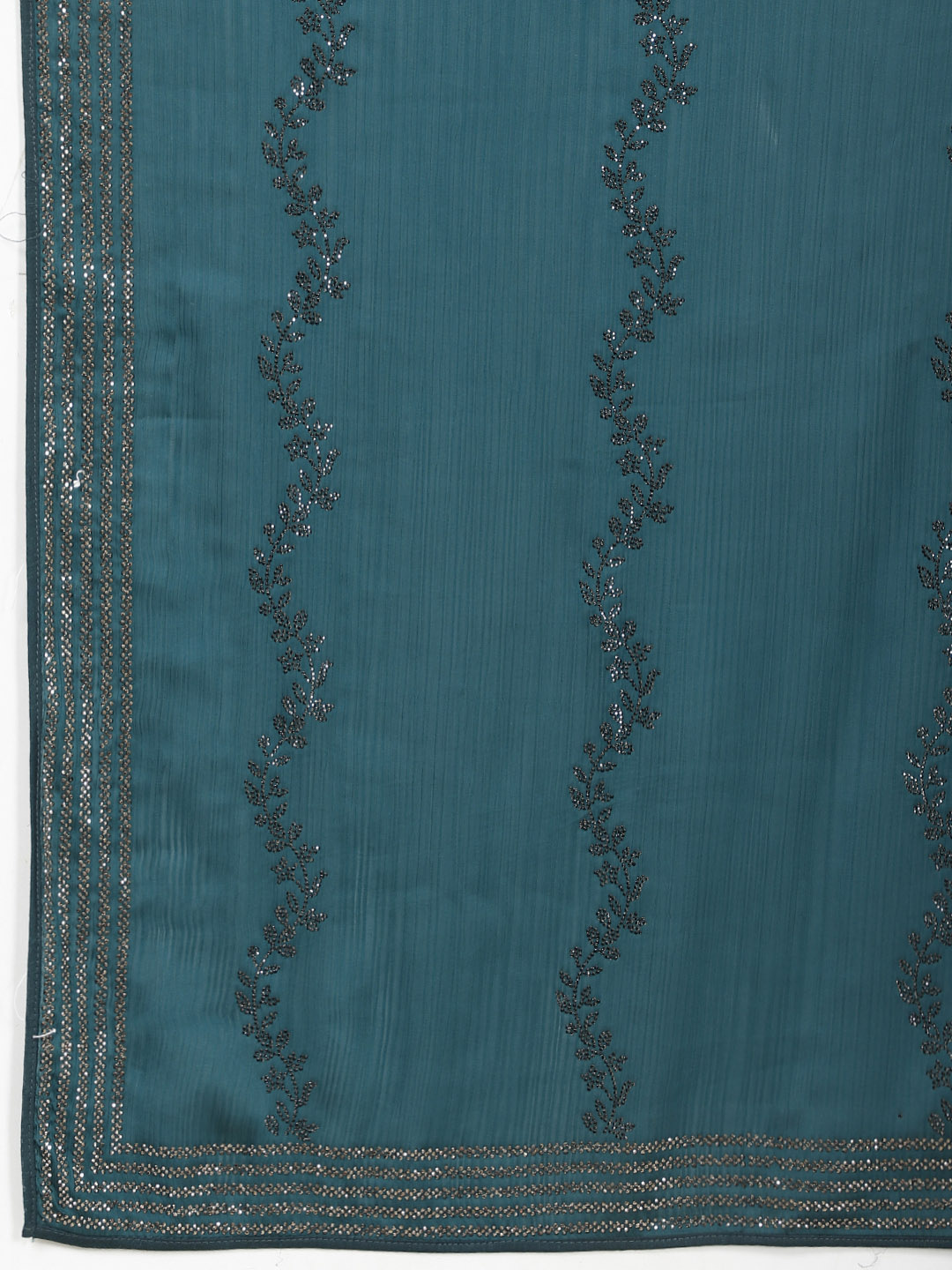Stone Embroidered Chiffon Saree