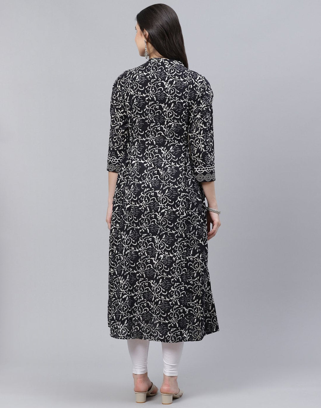 Printed Cotton Anarkali Kurti