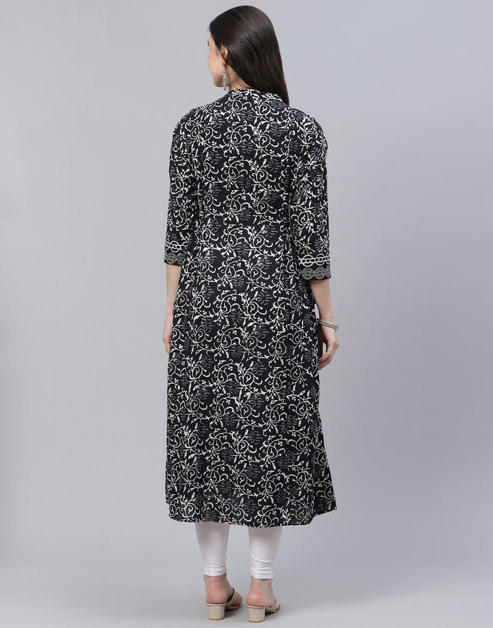 Printed Cotton Anarkali Kurti