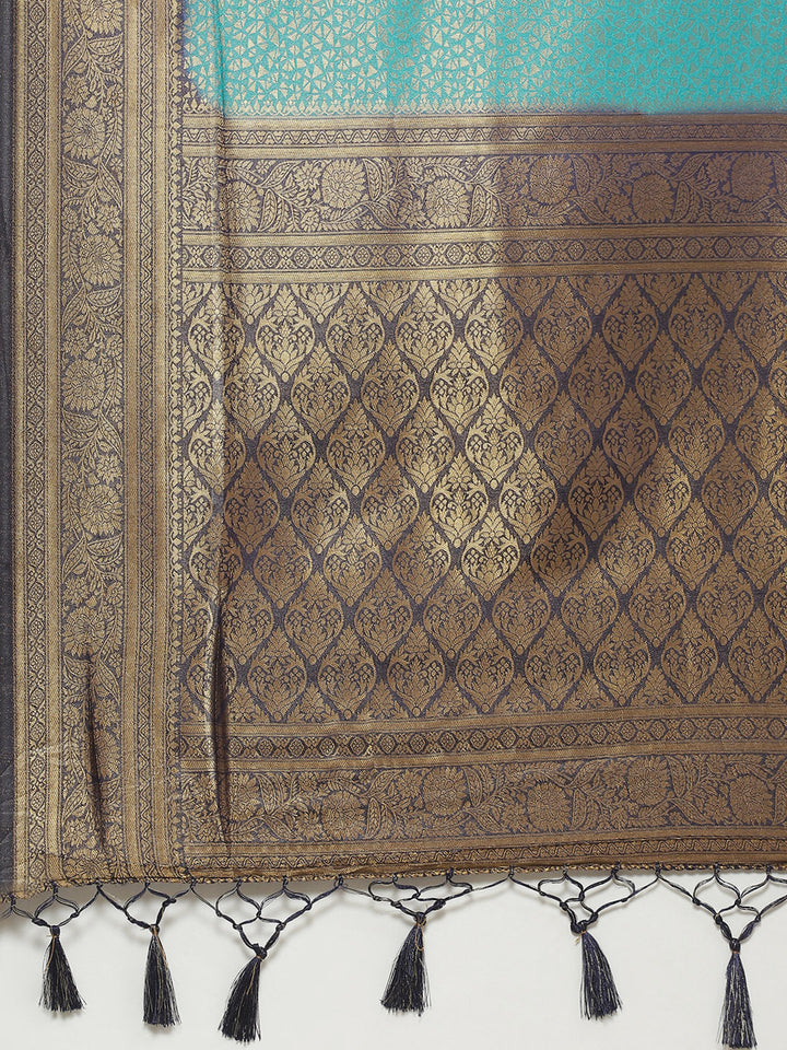 Zari Jaal Woven Handloom Saree
