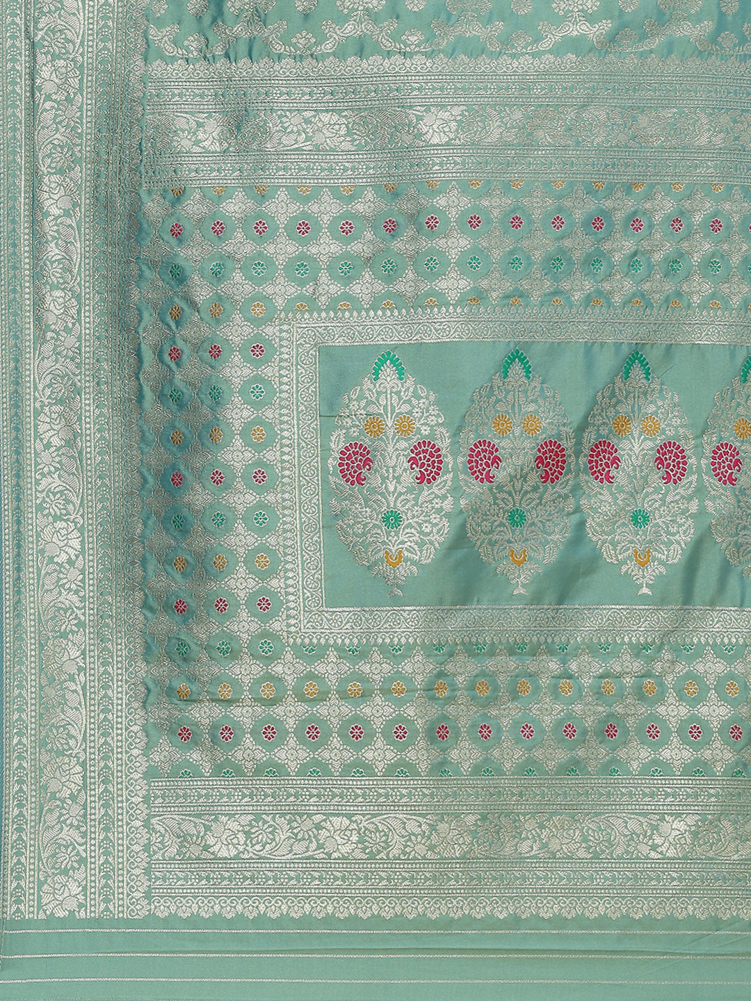 Zari Jaal Woven Art Silk Banarsi Saree