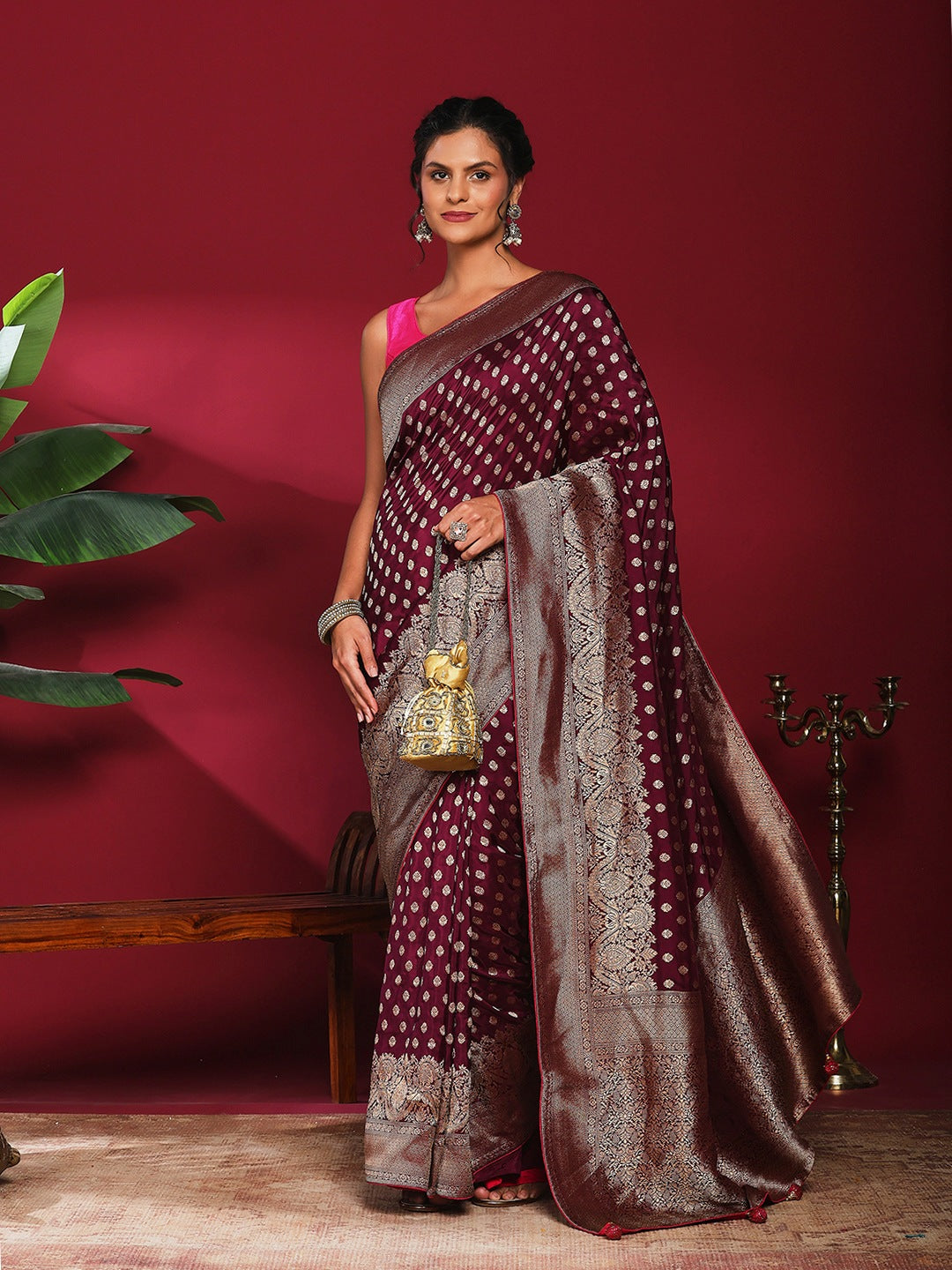 Woven Design Dola Silk Saree
