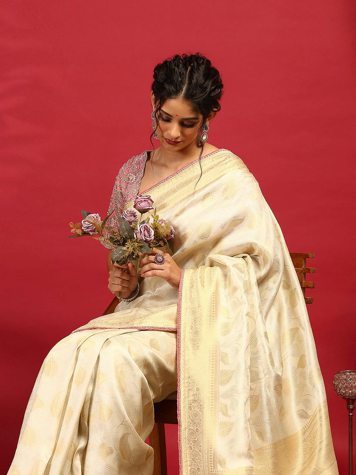 Embroidered Banarasi Saree
