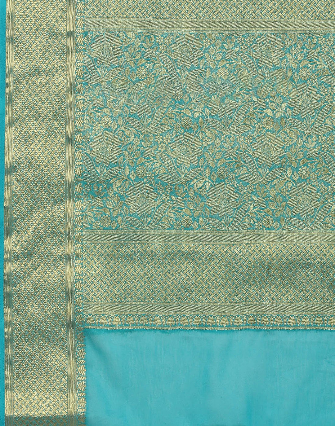 Light Brocade Art Georgette Saree