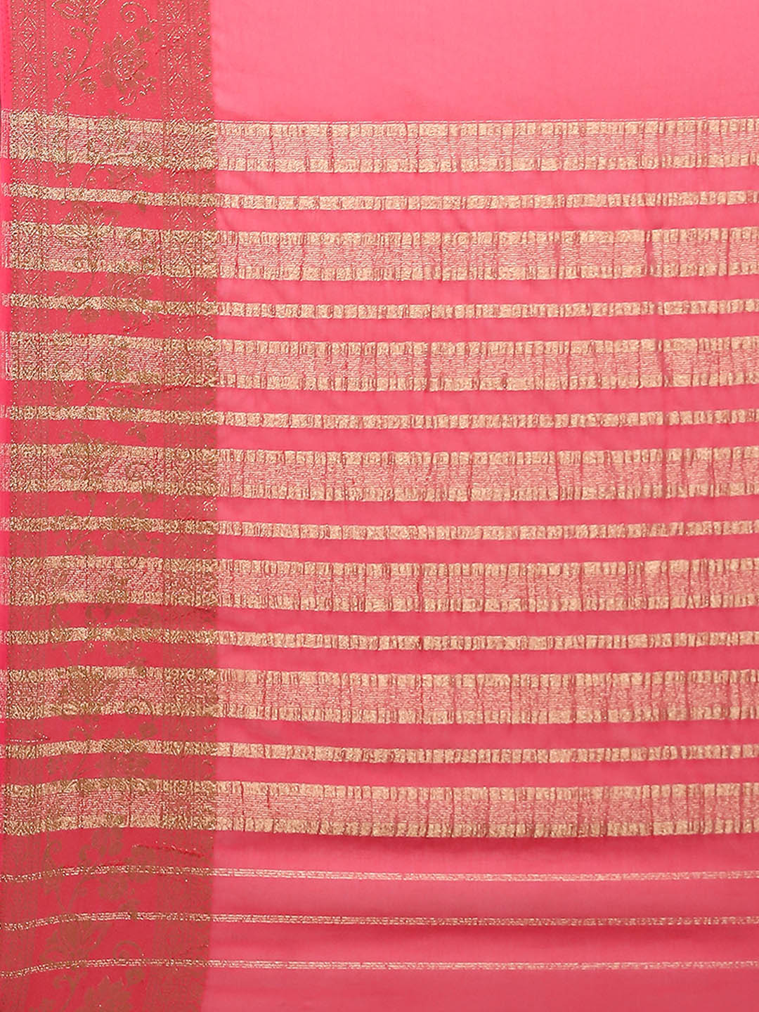 Zari Border Chiffon Woven Saree