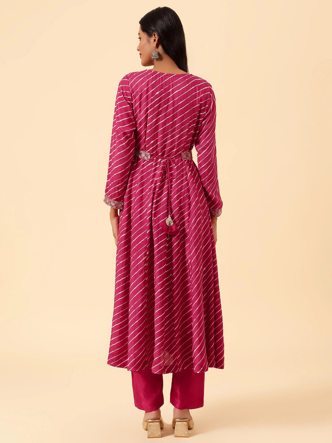 Printed Cotton Kurta With Pants