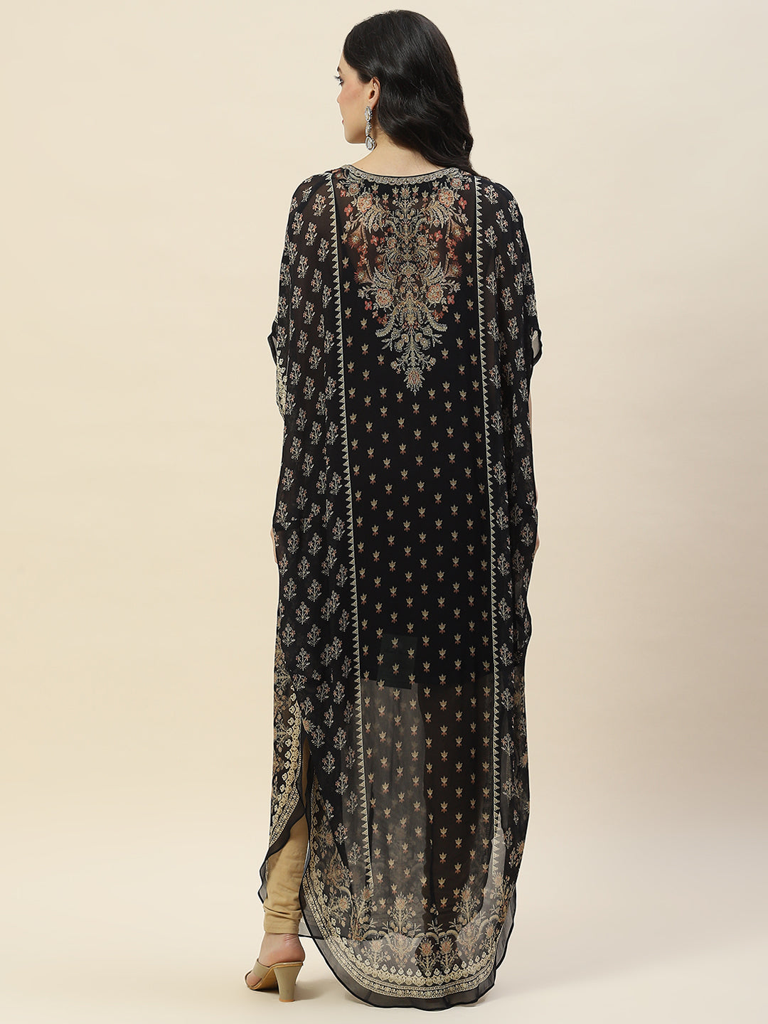 Digital Print Georgette Kaftan Kurta