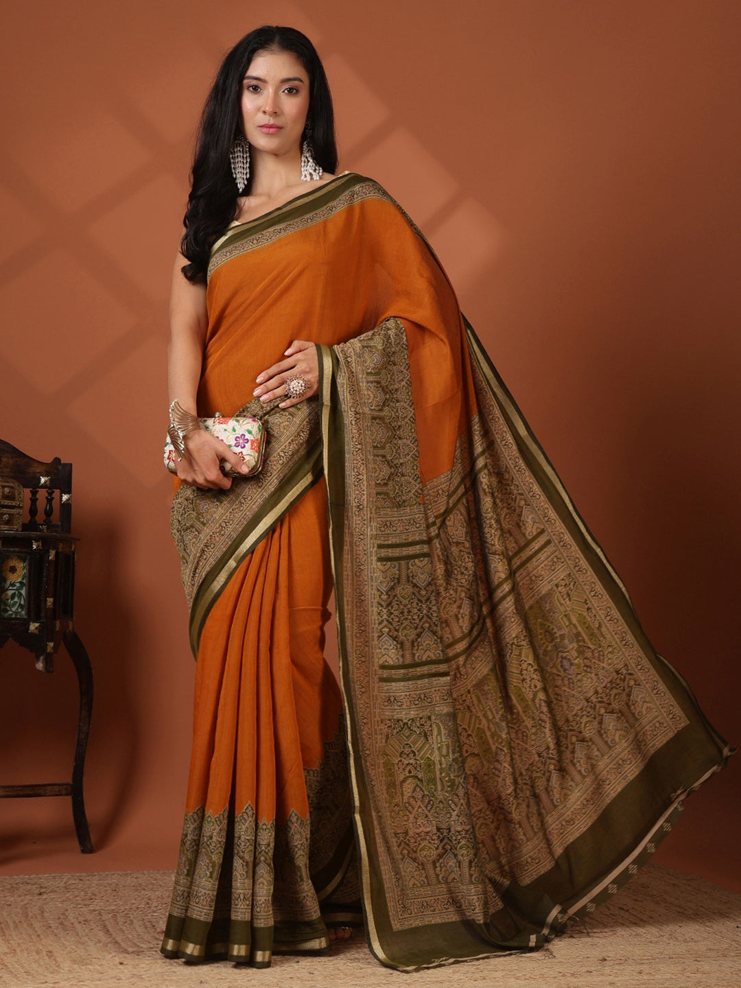 Printed Art Silk Saree