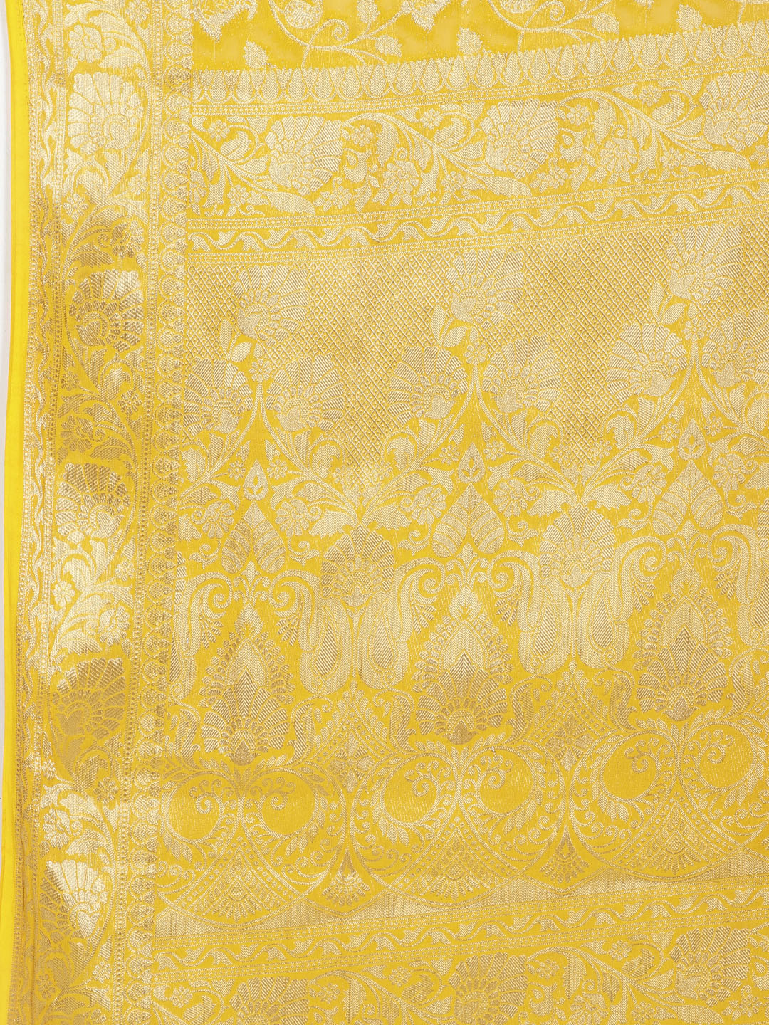 Zari Jaal Woven Georgette Saree