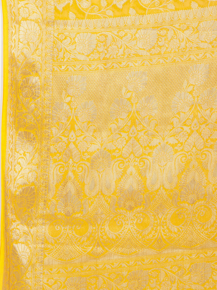 Zari Jaal Woven Georgette Saree