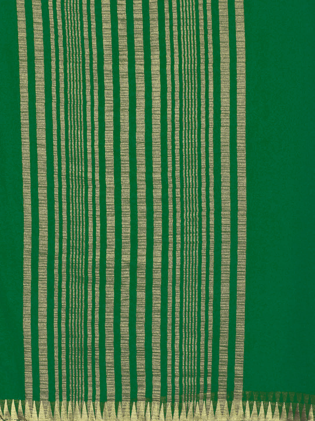 Zari Border Booti Chiffon Woven Saree