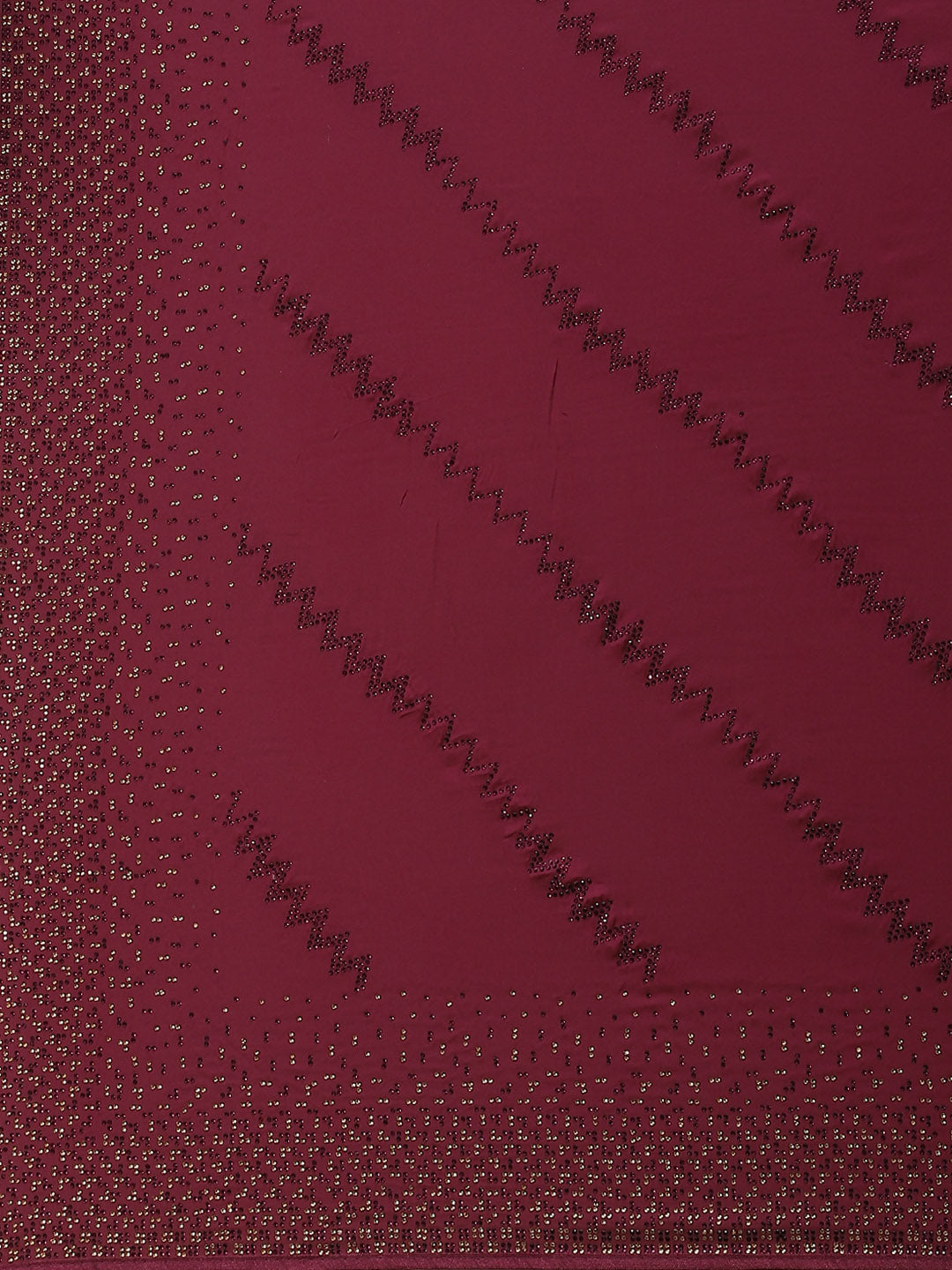 Stone Work Handloom Pure Satin Embroidered Saree