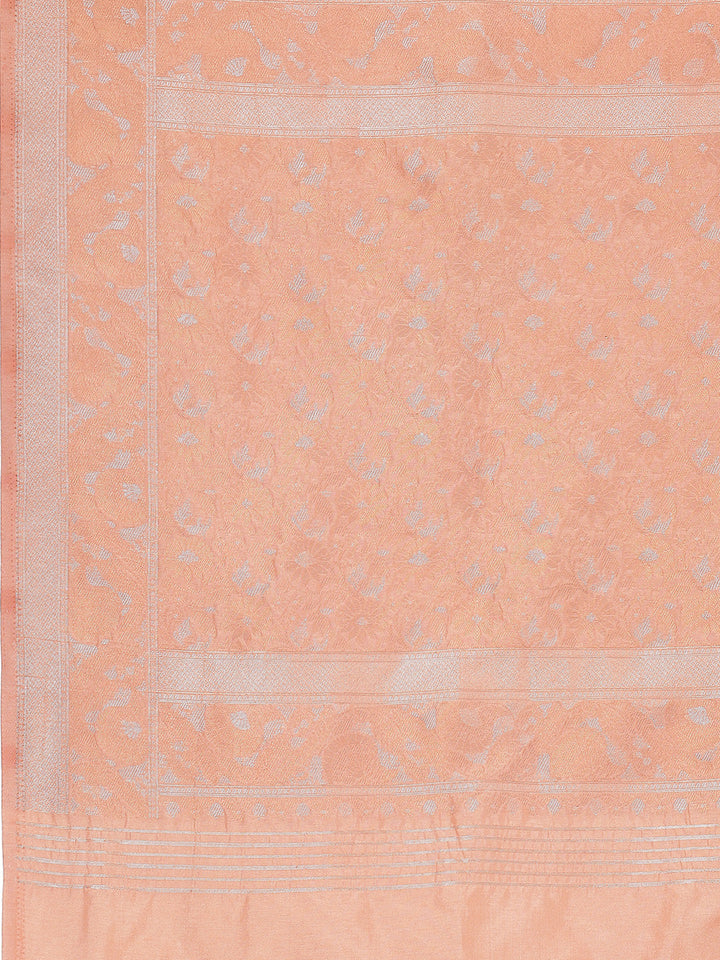 Zari Jaal Woven Handloom Saree
