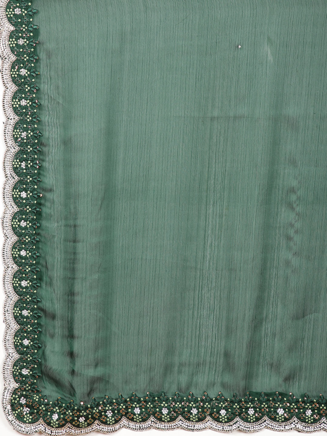 Stone Work Art Chiffon Saree
