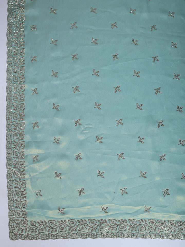 Embroidered Georgette Saree