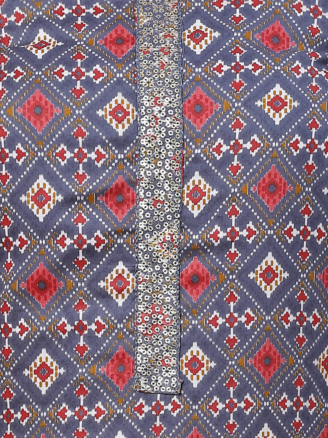Printed Cotton Unstitched Suit Piece With Dupatta
