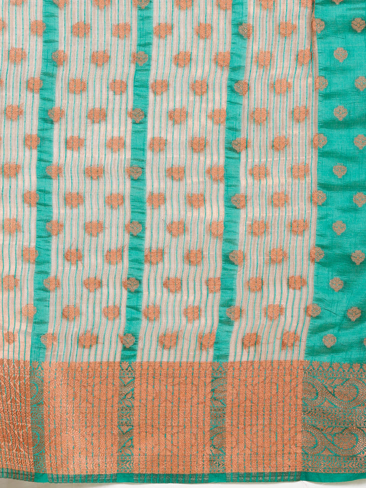 Zari Border Handloom Woven Saree