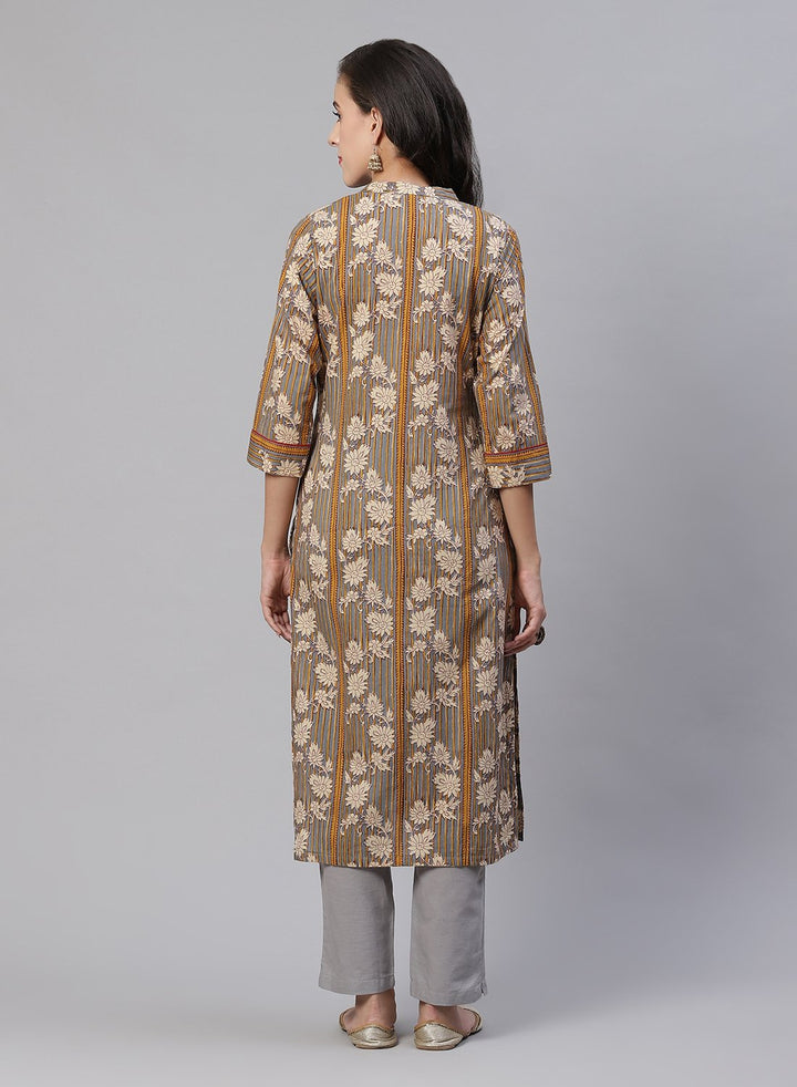 Embroidered Cotton Kurti