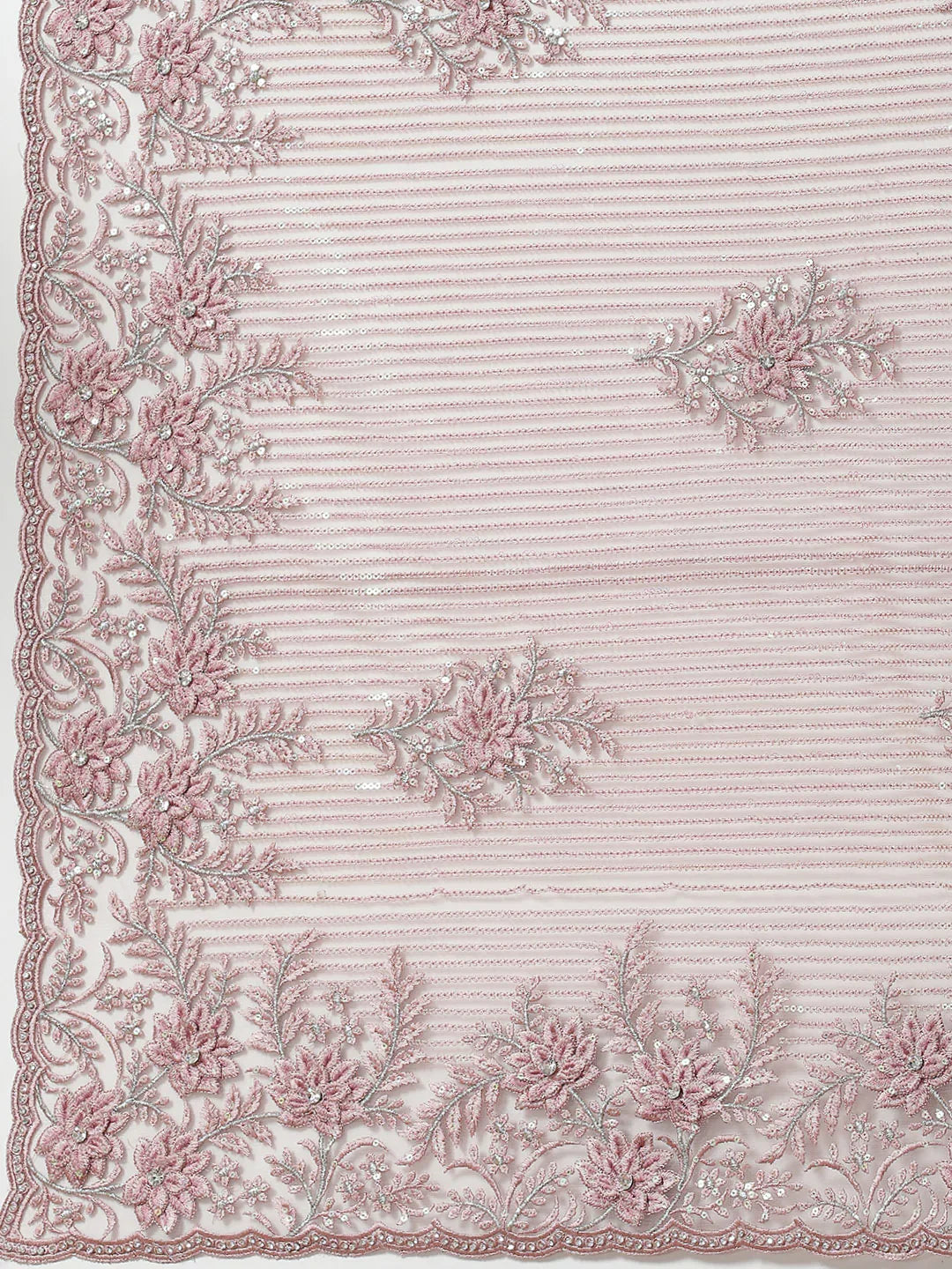 Swarovski Jaal Embroidered Net Saree