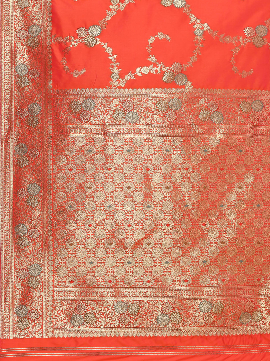 Zari Jaal Woven Art Silk Banarsi Saree