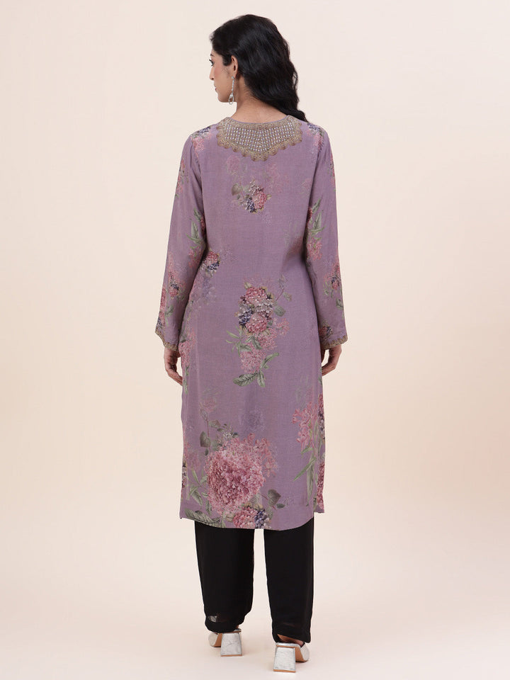 Digital Printed Crepe Kurta