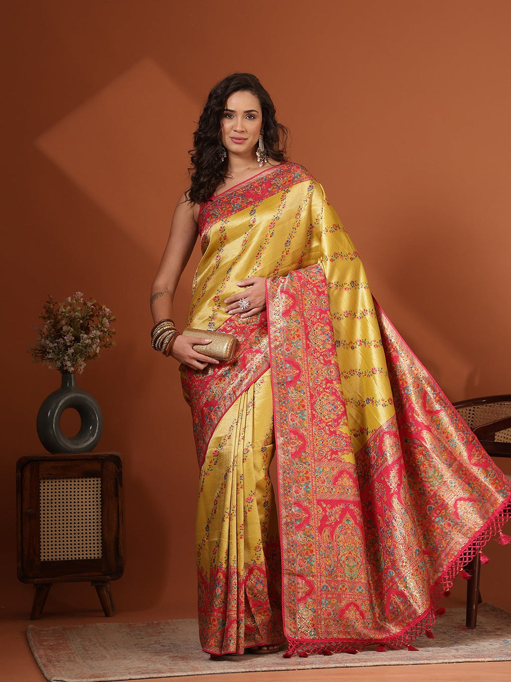 Woven Design Dola Silk Saree