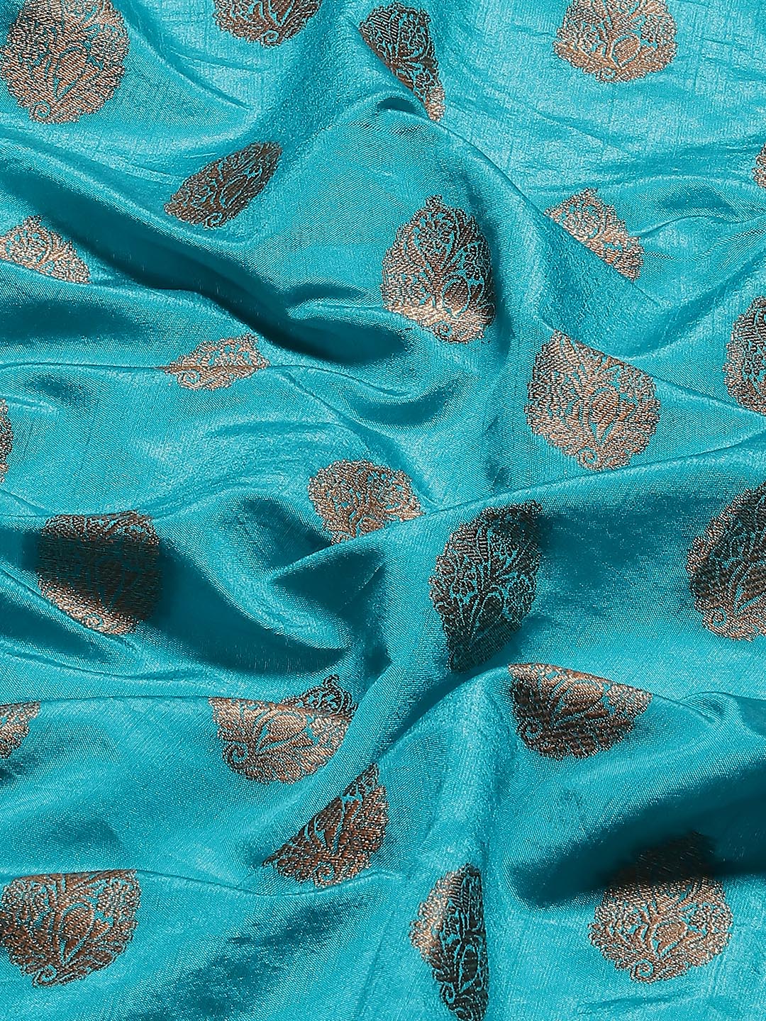 Zari Border Booti Handloom Woven Saree
