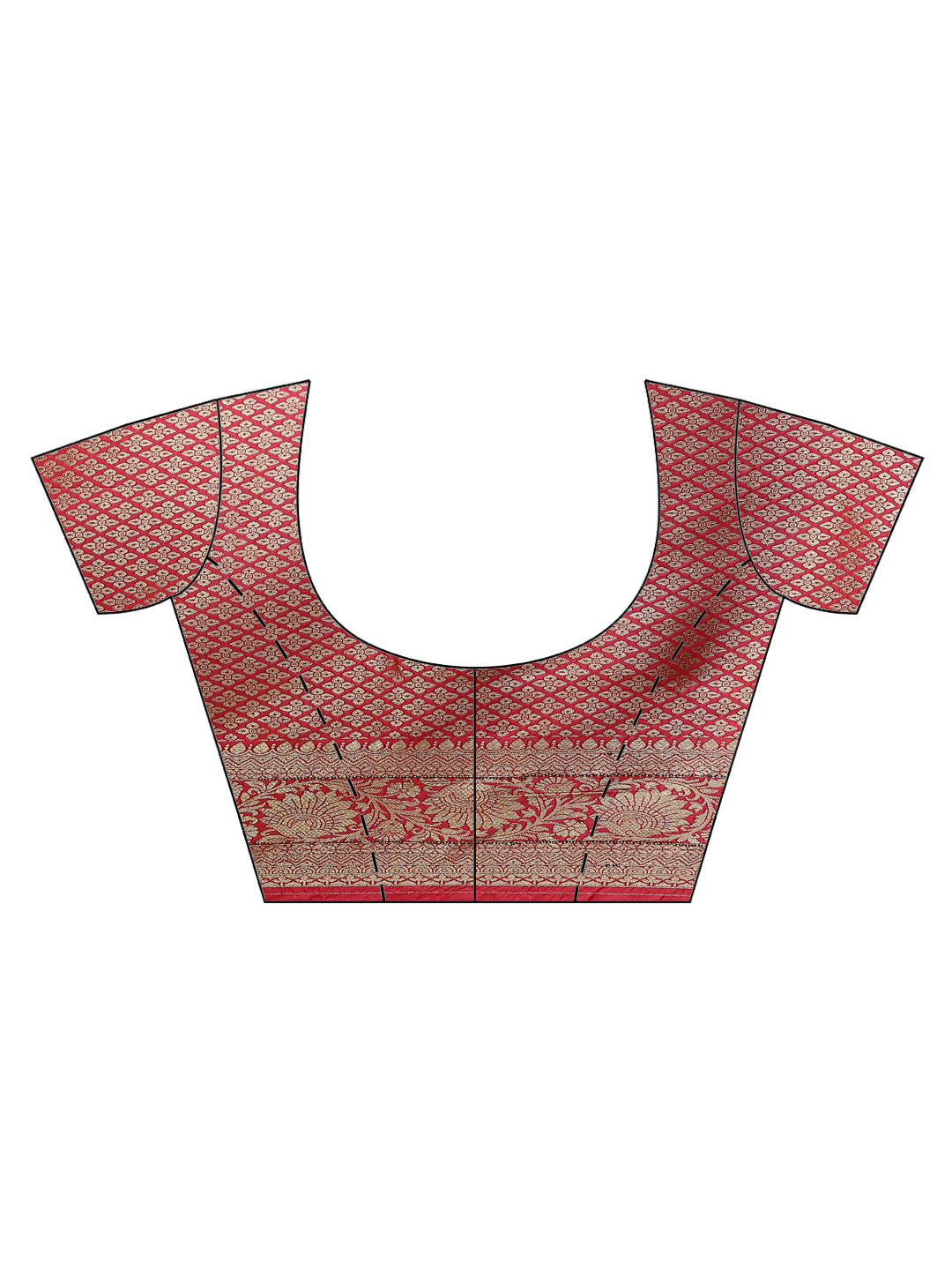 Stone Jaal Banarasi Woven Saree