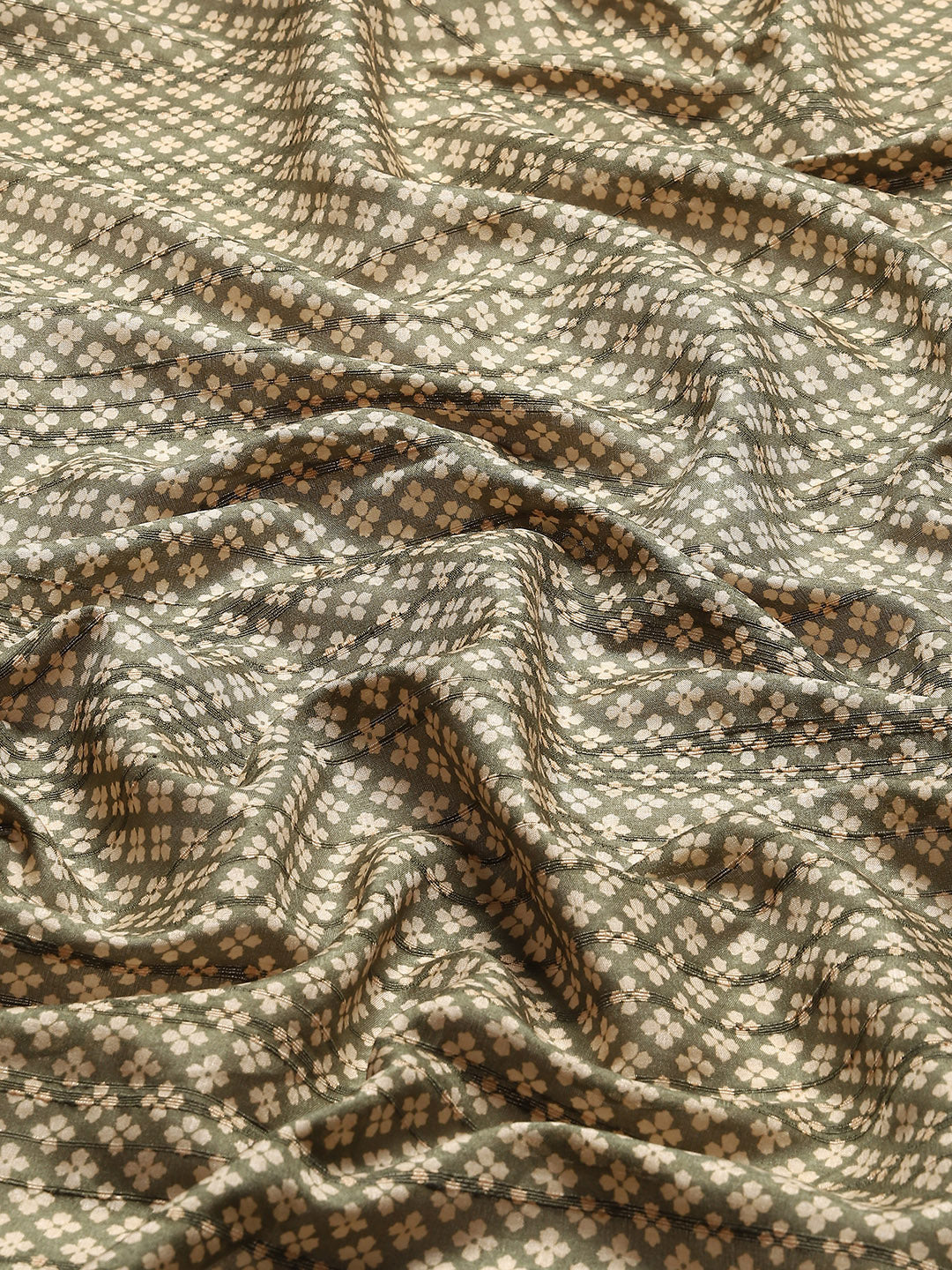 Printed Tussar Saree