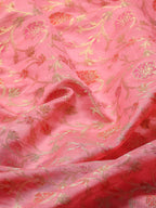 Floral Zari Jaal Cotton Woven Saree