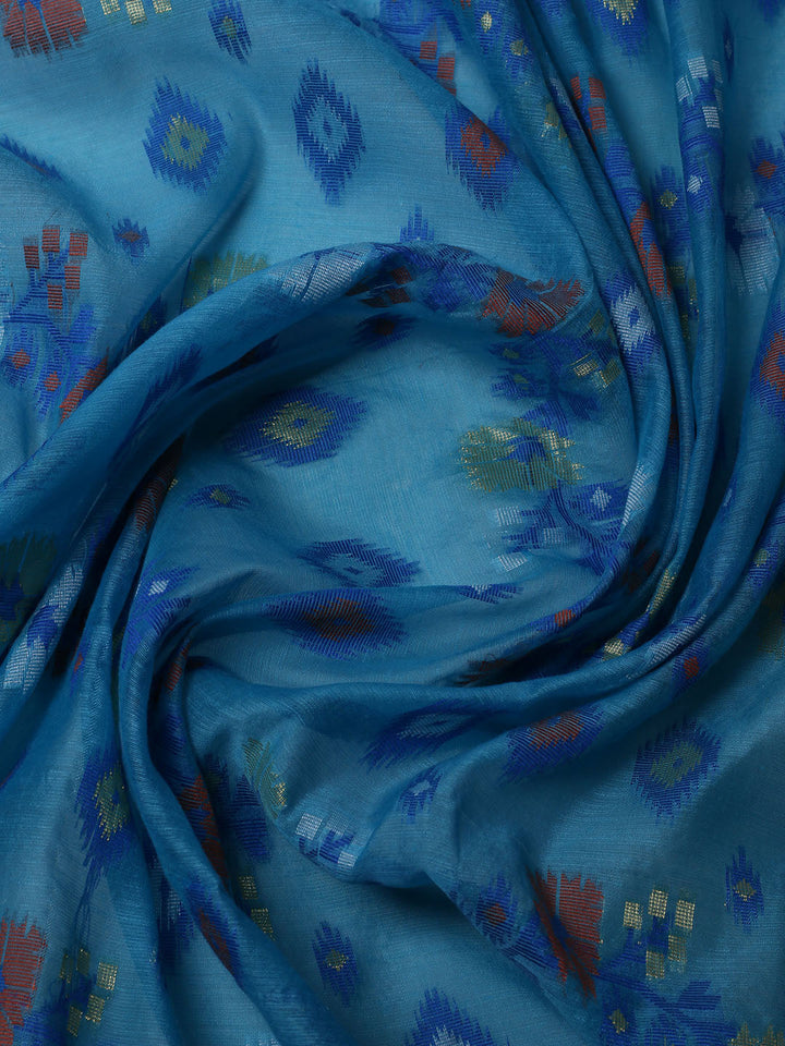 Resham Woven Design Cotton Saree