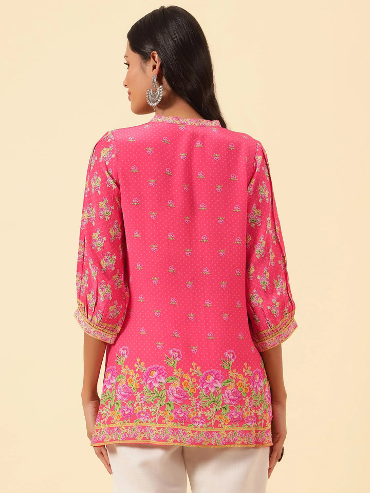 Digital Printed Crepe Kurti