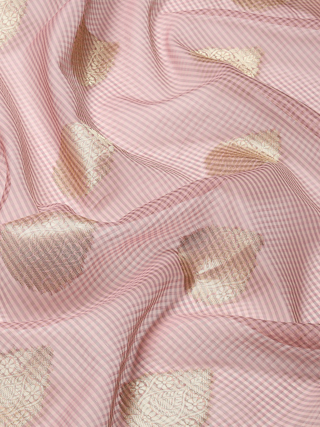 Zari Booti Woven Cotton Saree
