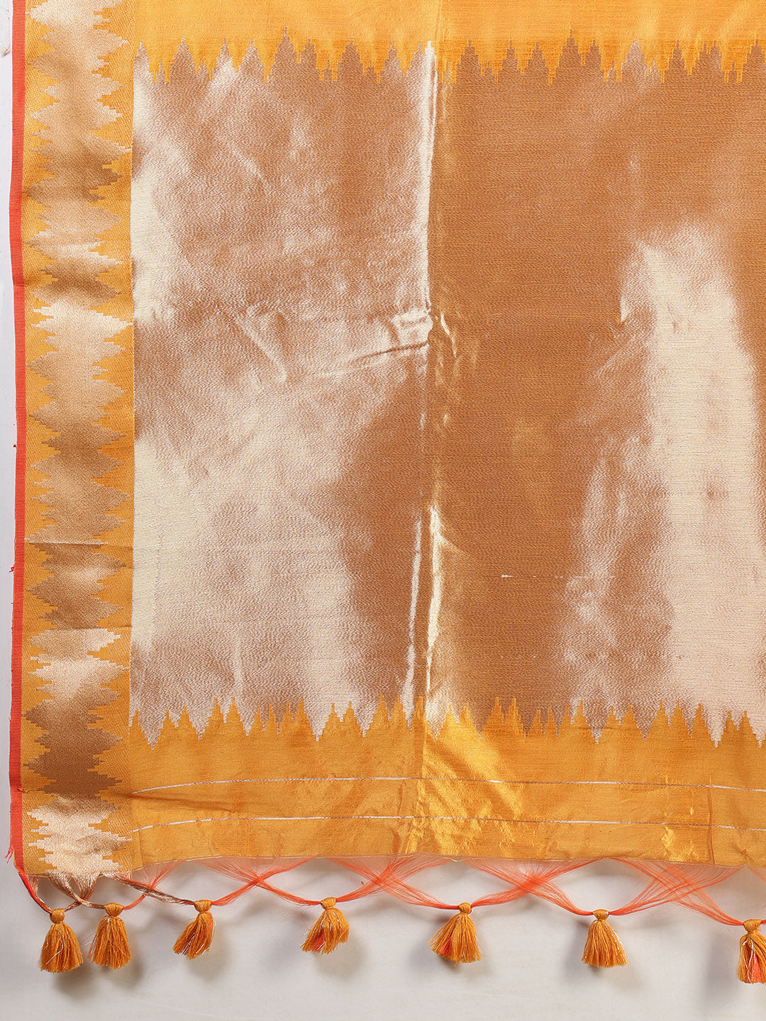 Woven Design Cotton Blend Saree