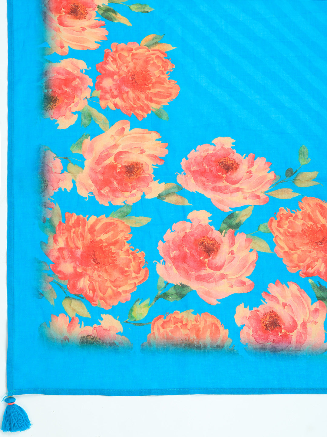 Printed Cotton Blend Kurta With Pant &amp; Dupatta