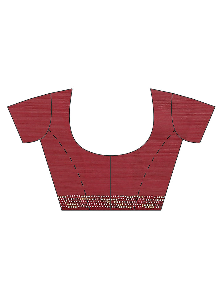 Swarovski Jaal Embroidered Art Chiffon Saree