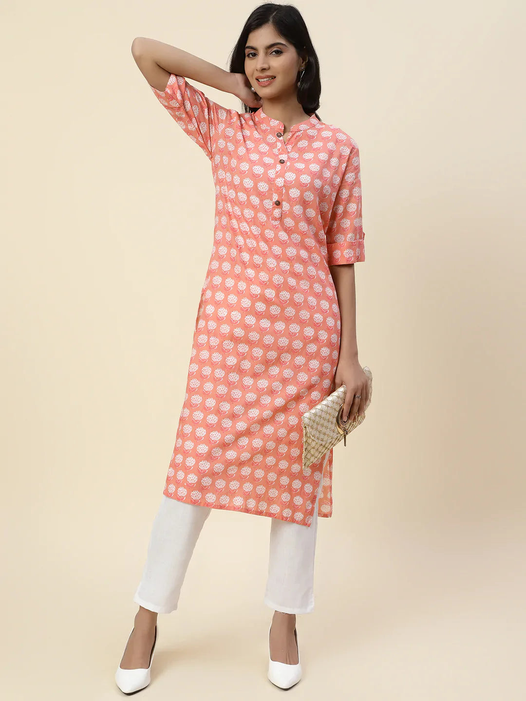 Printed Cotton Kurta