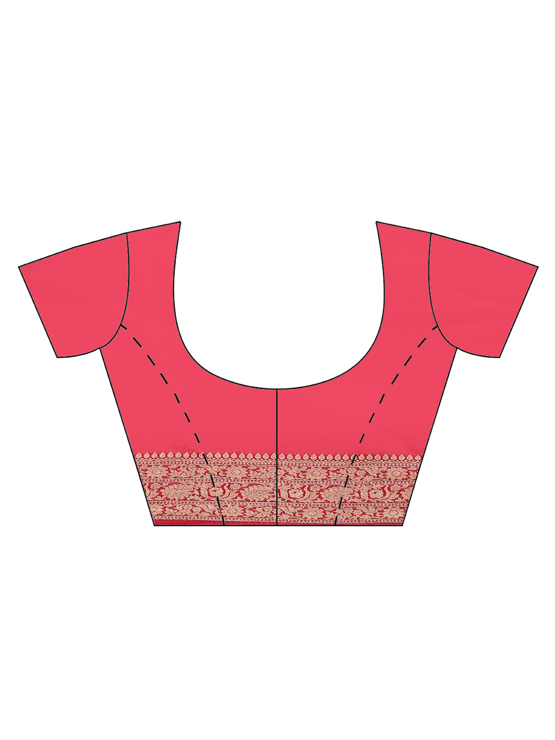 Zari Jaal Organza Woven Saree