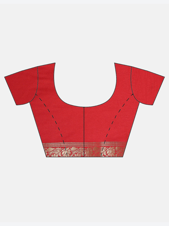 Bandhej Art Handloom Woven Saree