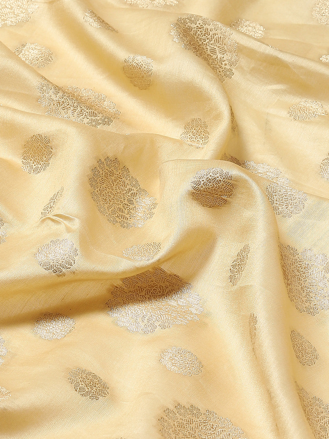 Zari Border Booti Cotton Woven Saree