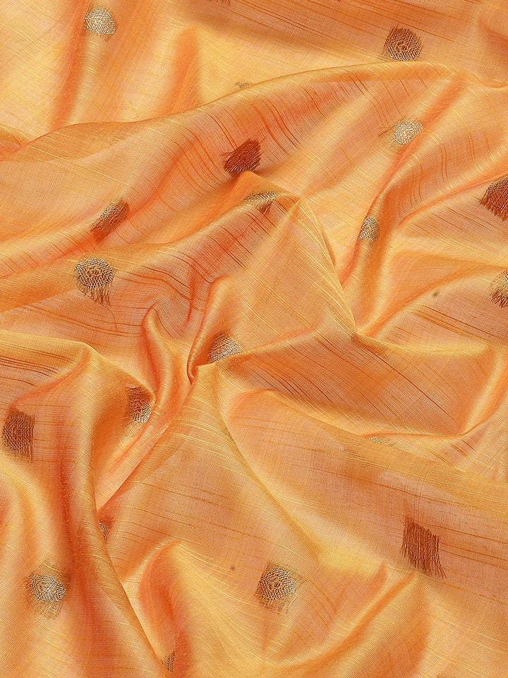 Zari Booti Cotton Woven Saree