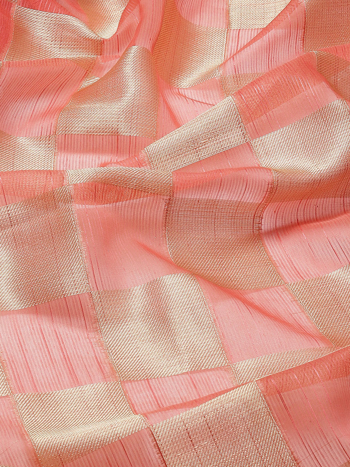 Zari Jaal Woven Cotton Saree