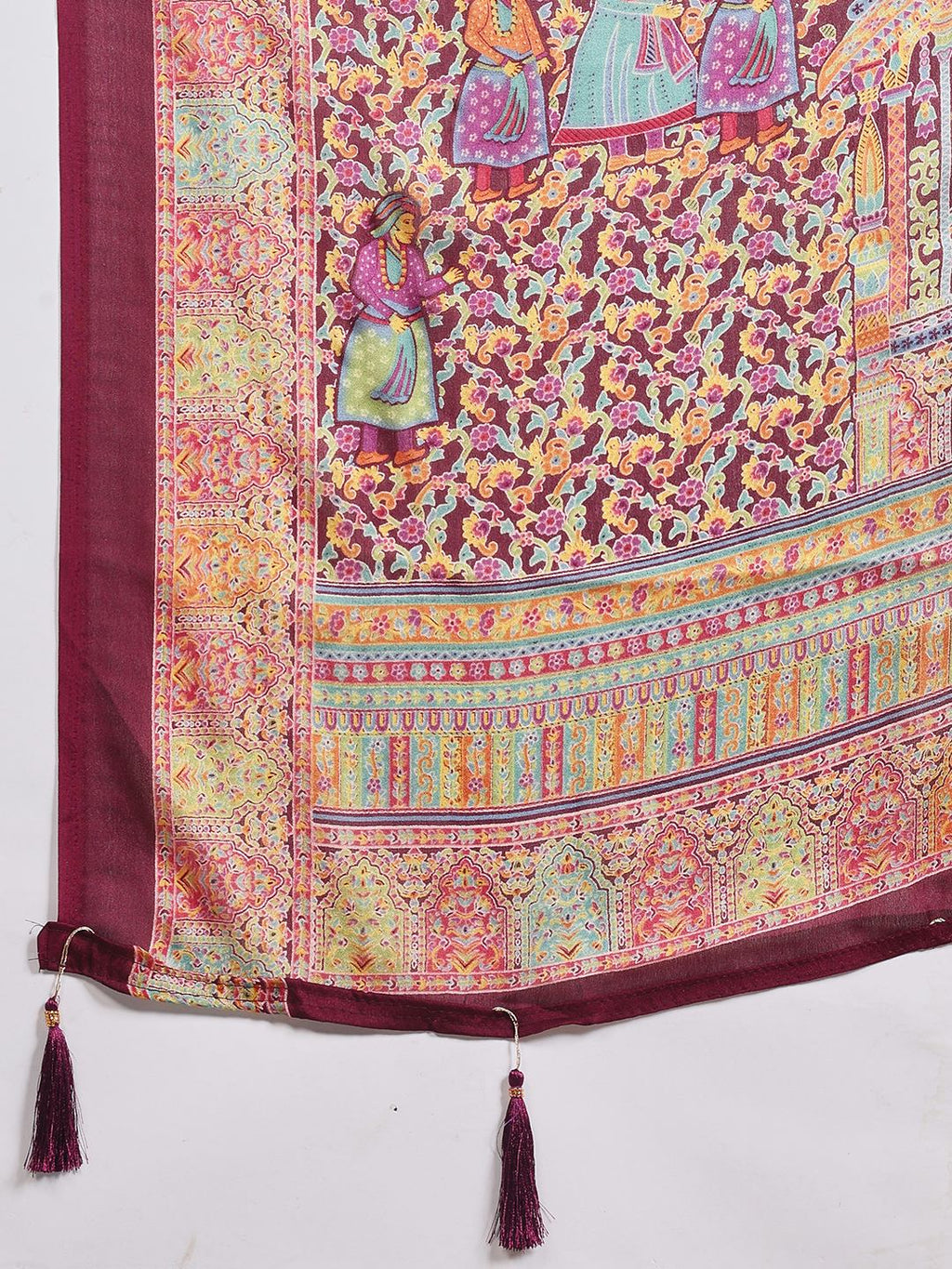 Printed Art Silk Saree