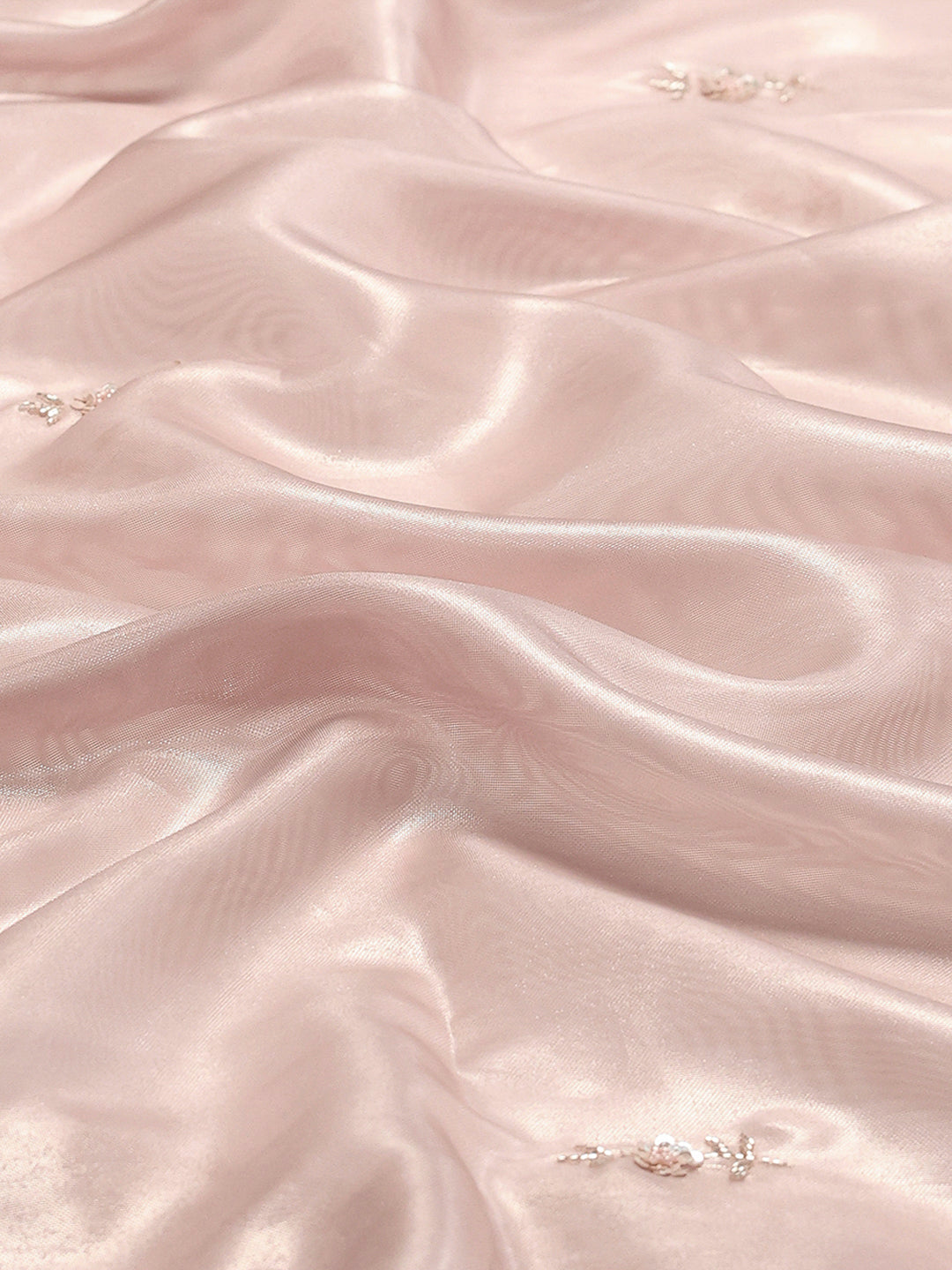 Sequence Embroidery Tissue Saree