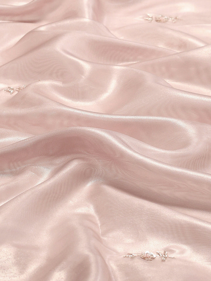 Sequence Embroidery Tissue Saree