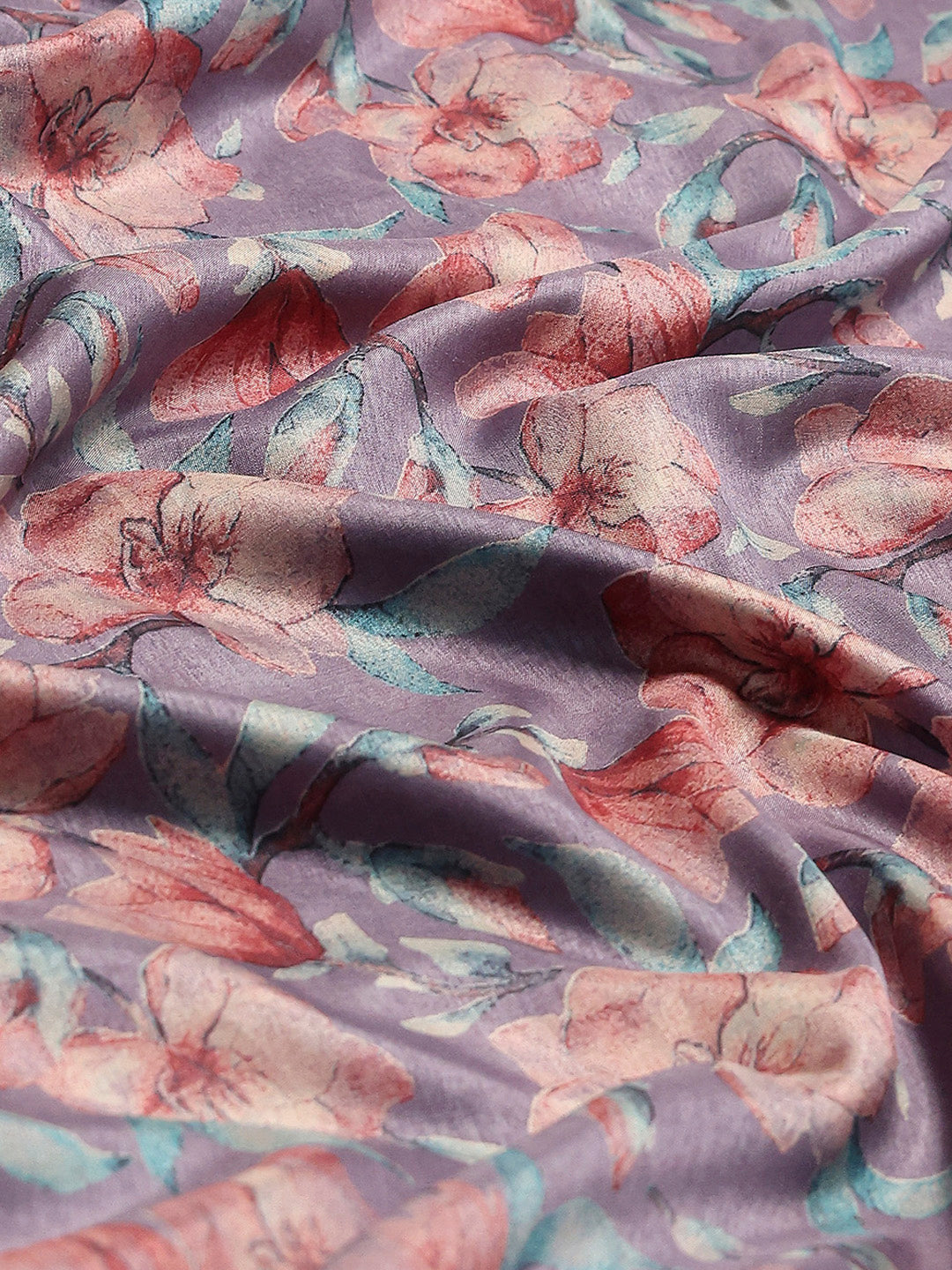 Floral Printed Art Silk Woven Saree