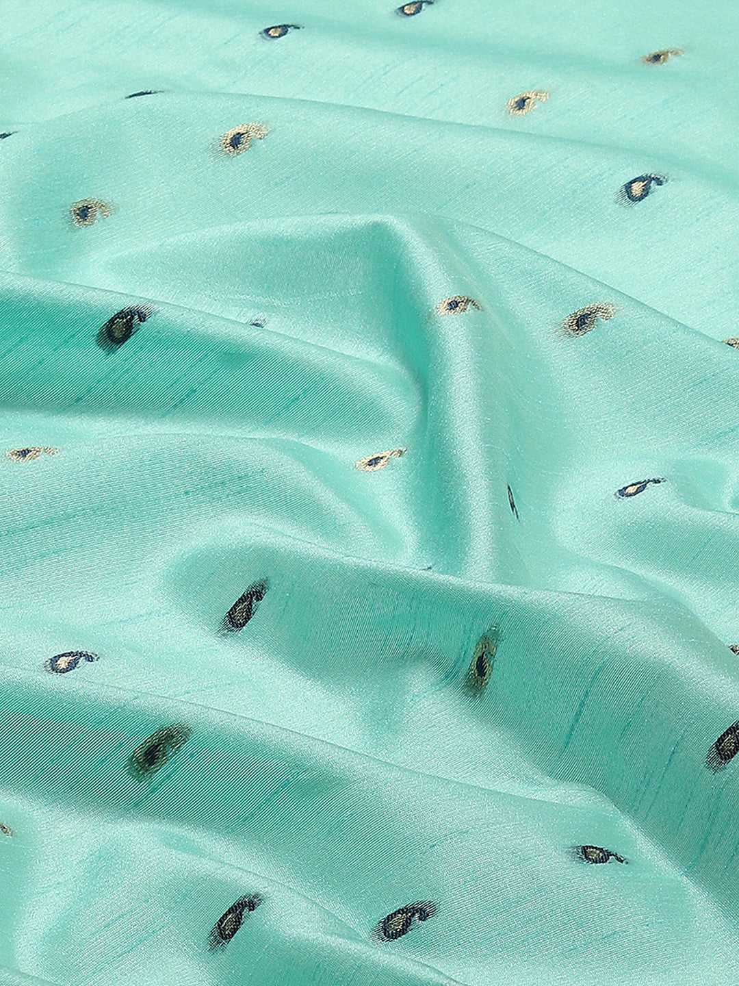 Woven Border Booti Art Silk Saree