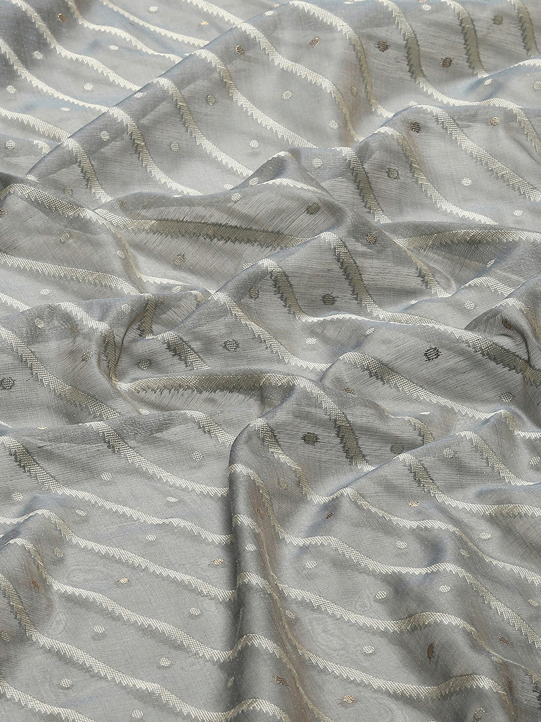 Woven Border Booti Art Silk Saree