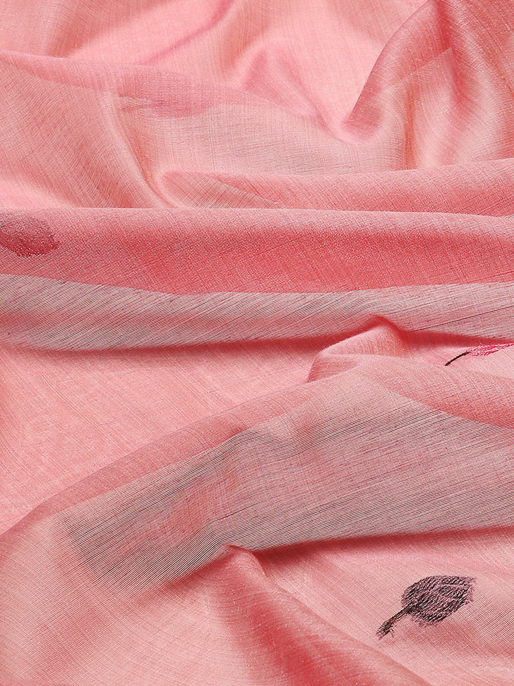 Woven Border Booti Art Silk Saree